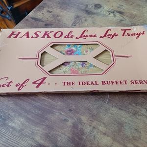 Hasko de Luxe lap trays Set of 4